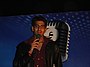 Sandeep Acharya at a stage show in Ahmedabad