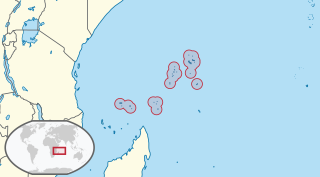 Localización de las islas Seychelles
