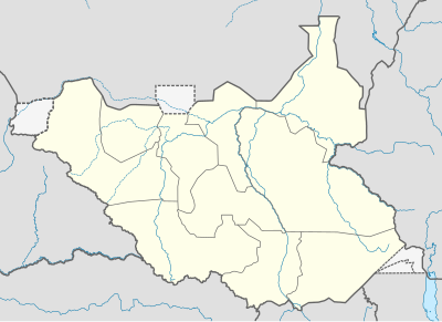 Bản đồ định vị Nam Sudan