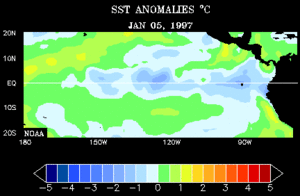 English: This animation shows sea surface temp...