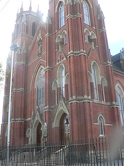 The historic St. Stanislaus Church on E. 65th Street