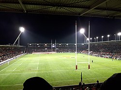 Le Stade toulousain accueille le Rugby club toulonnais au Stade Ernest-Wallon le 30 décembre 2017.