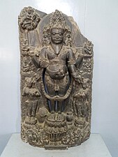 Statue of Brahma from Simraungadh at National Museum Kathmandu