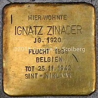 Stolperstein Ignaz Zinader