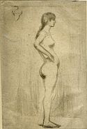 Study from the Nude of a Girl Standing.jpg