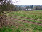 Stydd Hall and attached garden wall