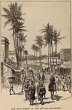 The Main Street of the Pettah, Bangalore, 1890[20]