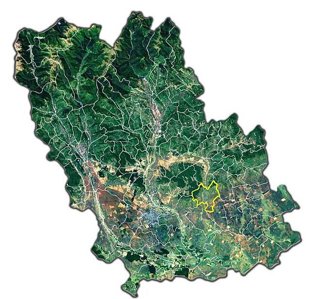 Localizare în județul Prahova