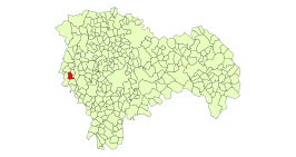 Kaart van Valdenuño Fernández