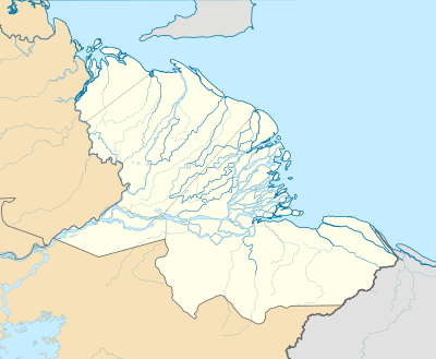 Карта розташування Венесуела Дельта-Амакуро