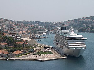 View on Dubrovnik (Croatia), with the Crystal ...