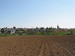 Paysage à Villers-le-Gambon, près de Philippeville.