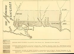 A map published in 1898 showing Bayou Barbary was part of an independent state.[1]