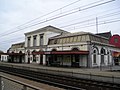 Stationsgebouw voor de renovatie