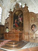 Altar in der Kirche Notre-Dame de l’Annonciation in Allonne