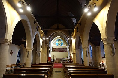 The nave, facing the choir (2016)