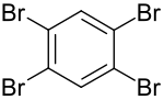 Strukturformel von 1,2,4,5-Tetrabrombenzol