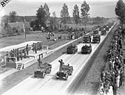 5 Respectful crowd at motorcade in Canada (1945)