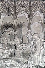 Circumcision of Jesus, sculpture in the Cathedral of Chartres. 20050921circoncisionB.jpg