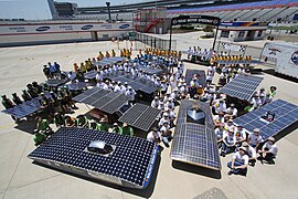 Voitures solaires, World Solar Challenge, Texas Motor Speedway, 2009.