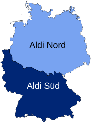 Français : Equateur Aldi Nord / Süd en allemagne