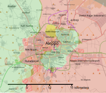 AleppoBattle 22Sept 15Oct2016 changes.svg