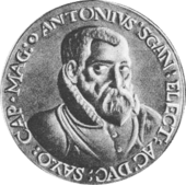Antonius Scandellus gravé sur une médaille