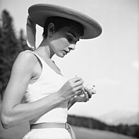 Audrey Hepburn auf dem Bürgenstock