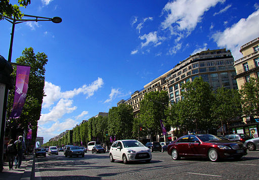 Avenue des Champs-Élysées, Paris 7 June 2012