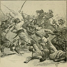 It was Bayonet to Bayonet, 1901. The Siege of Delhi in 1857