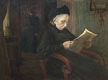 Henry d'Estienne, Portrait de grand-mère (1899).