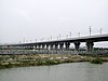 The Tianjin Grand Bridge, the second-longest bridge in the world, in 2009