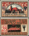 25 Pfennig Notgeldschein von Bitterfeld (1921)