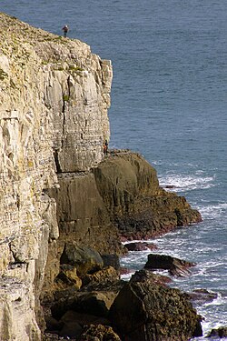 Boulder ruckle climbers purbeck