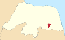 Localização de Tangará no Rio Grande do Norte