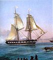 Brigantine Principe Carlo 1833 vor Tunis