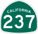 State Route 237 marker