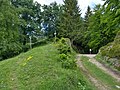 Monte Caplone, passo dello Spias dei Letegànc (Spiazzo dei Litiganti) presso malga Alvezza ove, a sinistra, inizia il sentiero di accesso al monte Tombea e Caplone