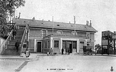 Bahnhof um 1900