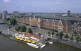 Amsterdam Centraal station in Amsterdam, Netherlands