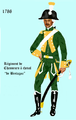 Chasseur du régiment de Bretagne de 1788 à 1789