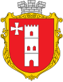 Герб Любомльського району - в гербі взято за основу силует сторожової вежі, яка стояла над Бугом на початку другого тисячоліття