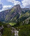 Il monte visto dalla Val Lietres