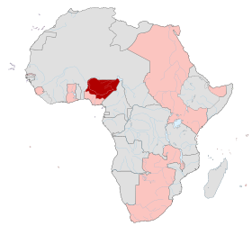 Localização de Protetorado Norte da Nigéria