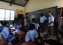 School children in a classroom Community work in Kenya DVIDS342488.jpg