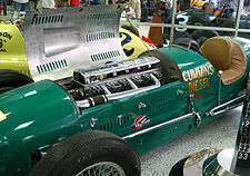 An early Cummins diesel in a 1950 Indianapolis 500 roadster Cummins Diesel Roadster.jpg