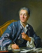 Denis Diderot var huvudredaktör för den stora Encyclopédie.