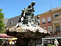 Donopbrunnen auf dem Markt in Detmold, Kreis Lippe