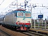 An E632 heading a passenger train near Santhià in 2006