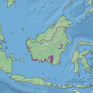 Ecoregion territory (in purple)